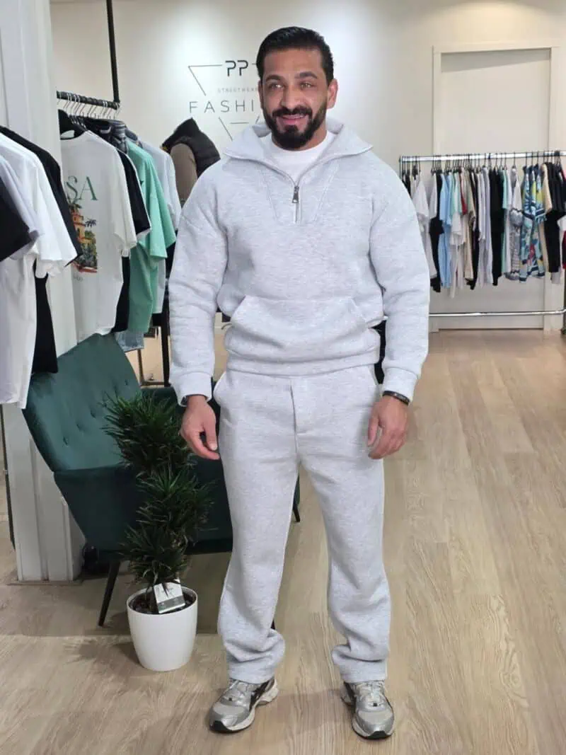 Oversized Trainingspak Joggingpak Grijs 192