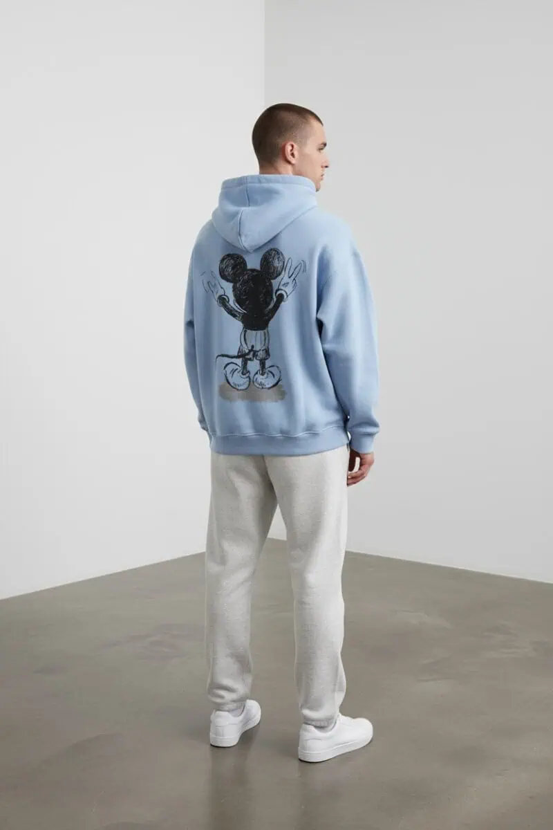 Mickey Mouse Hoodie Baby Blauw 114