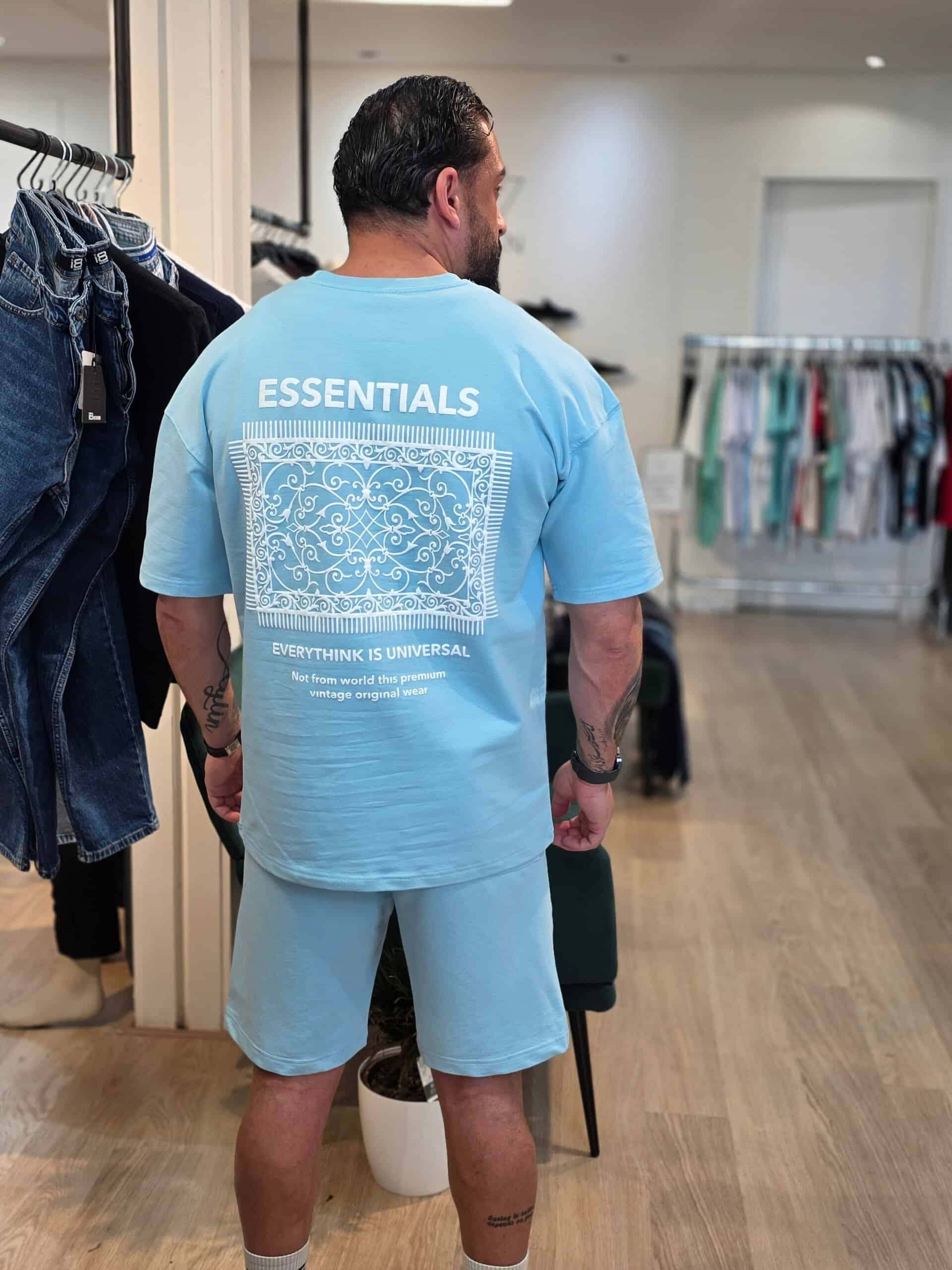 Essentials Oversized Zomerset Baby Blauw