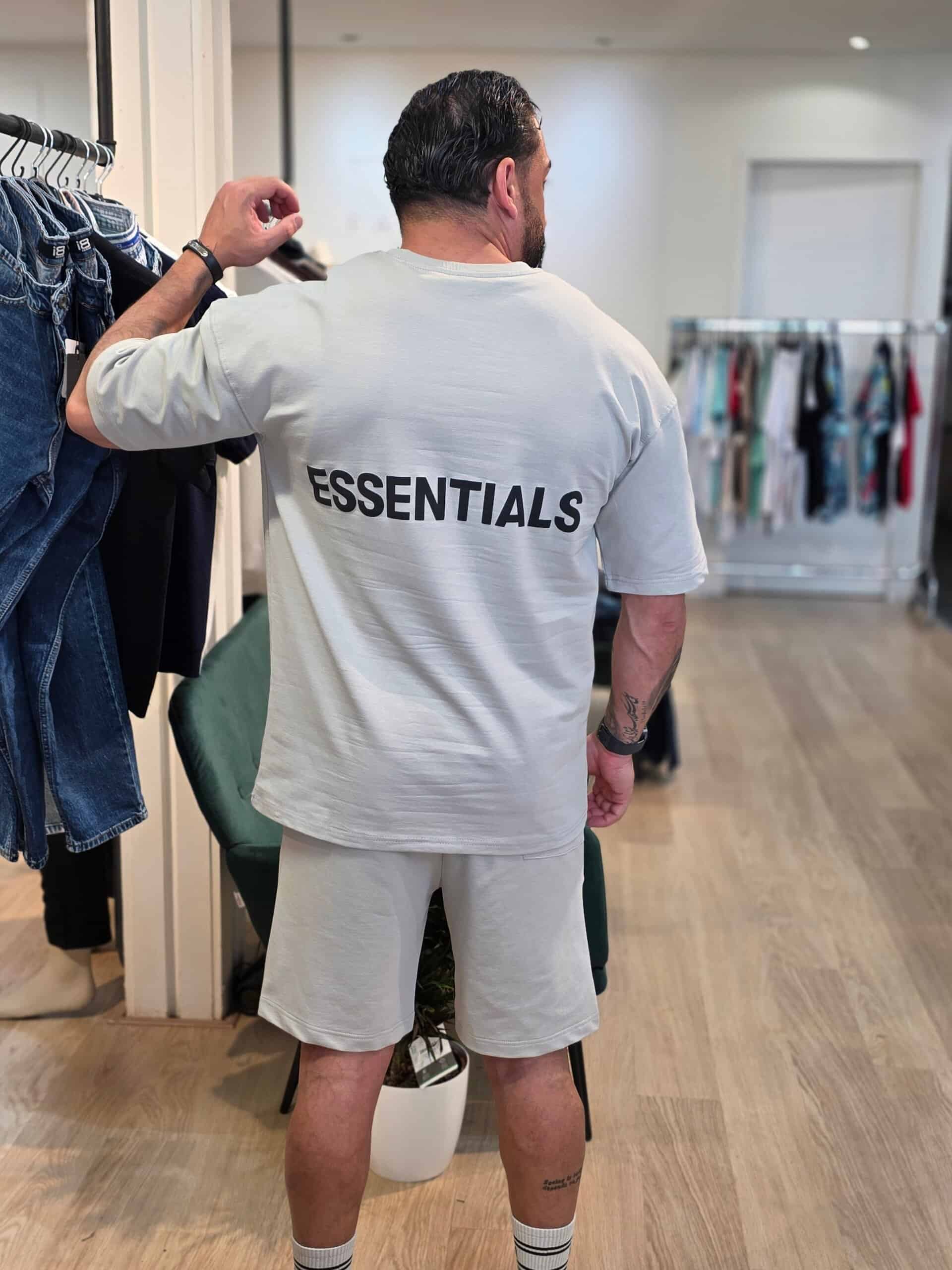 Essentials Oversized Zomerset Grijs