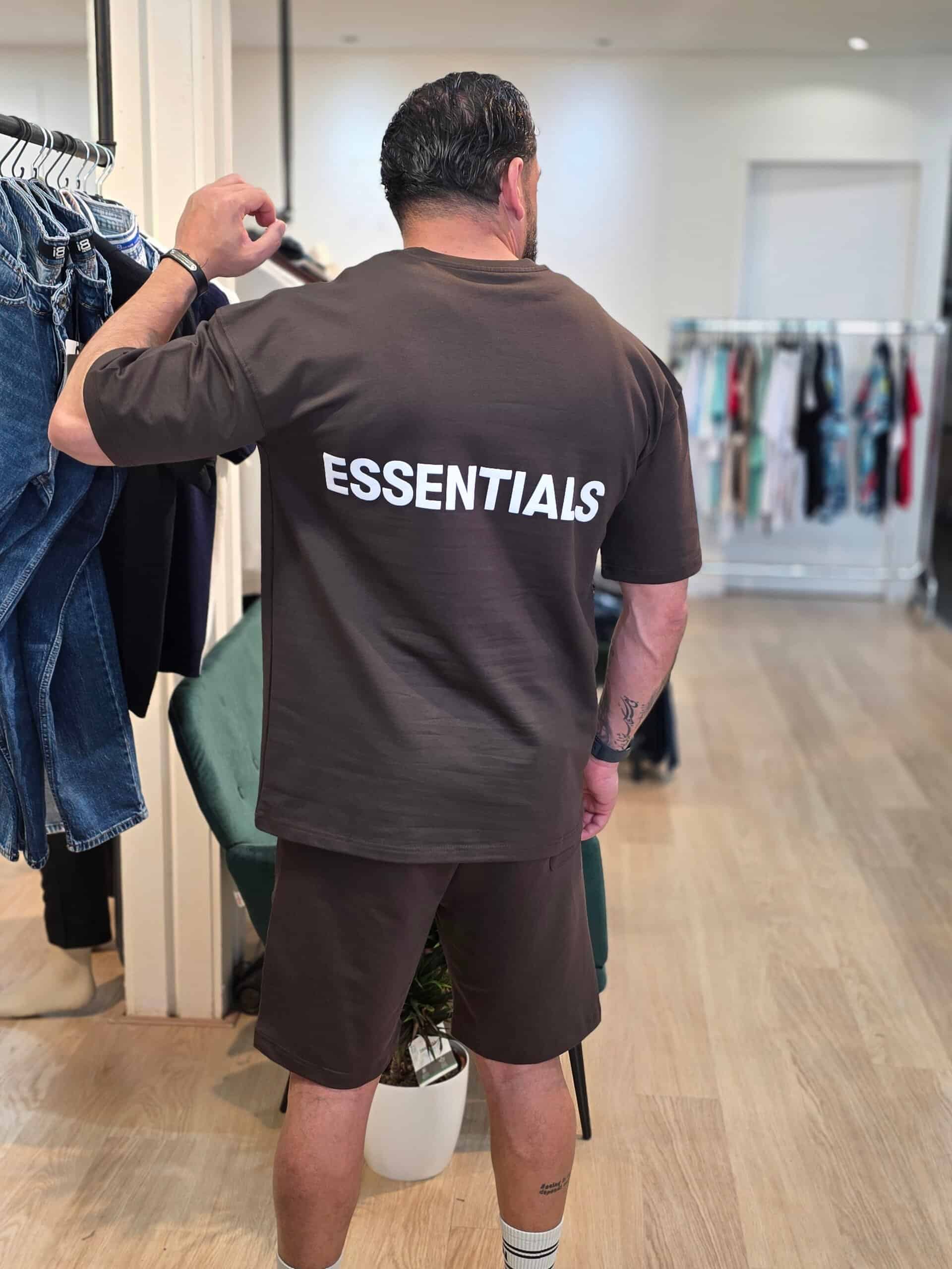 Essentials Oversized Zomerset Bruin