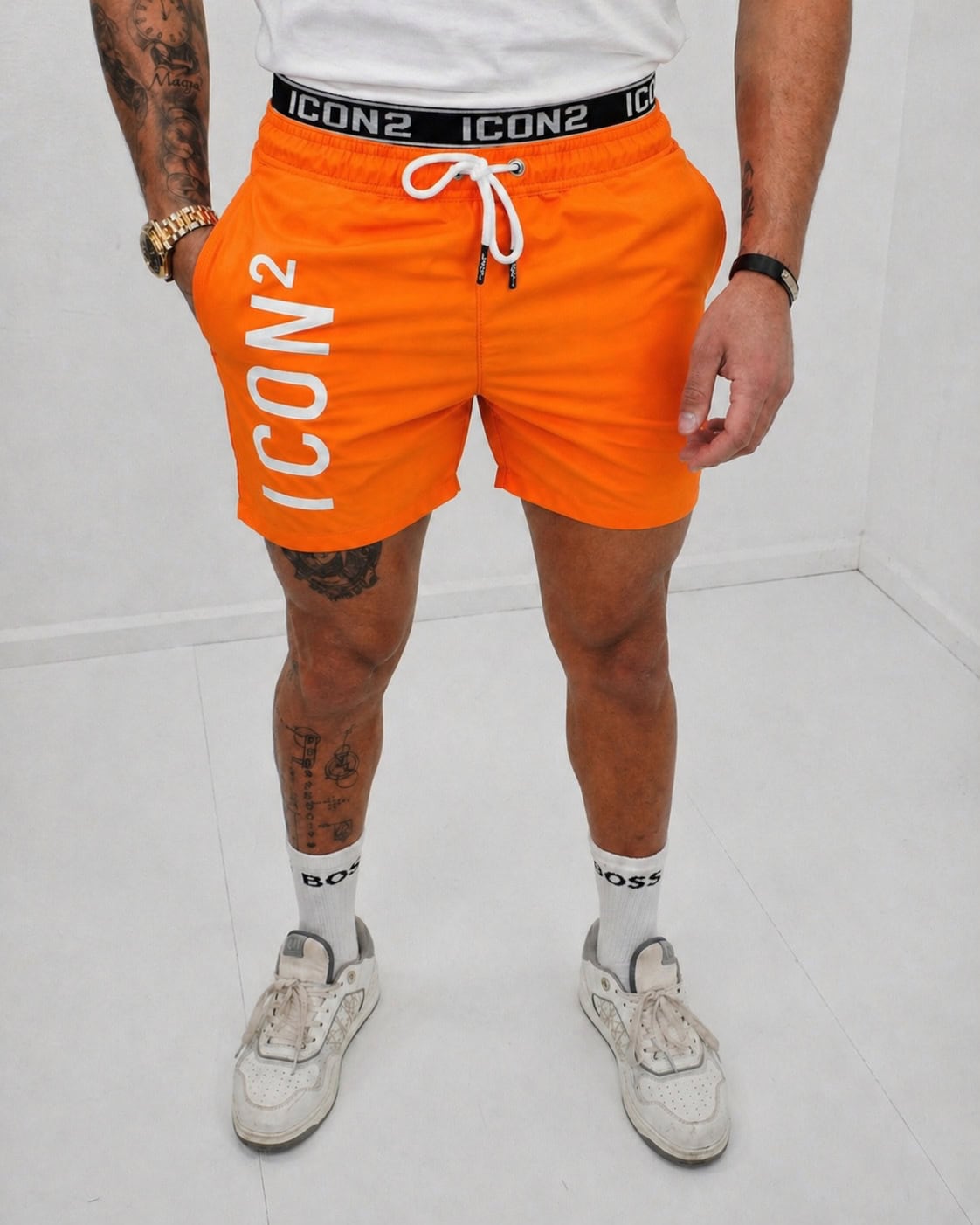Icon2 Zwemshort Oranje 10001