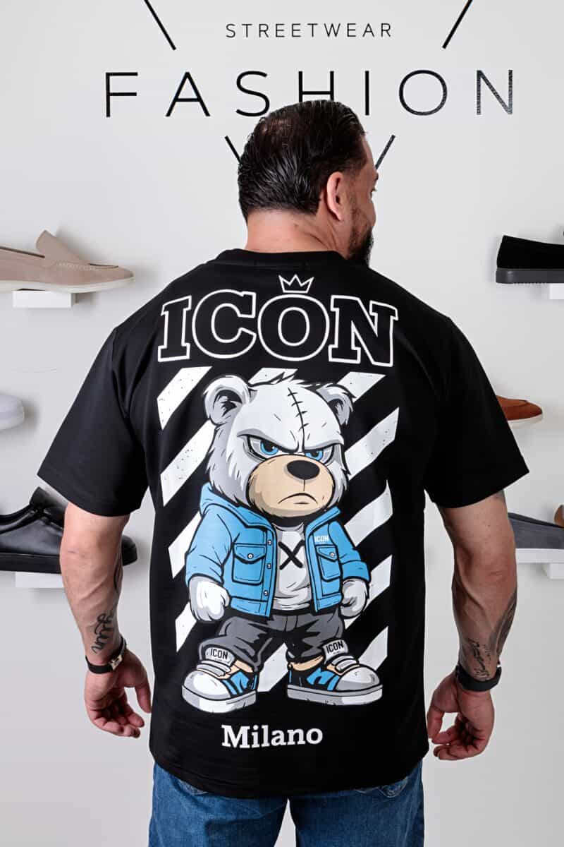 Icon Beer Oversized T-shirt Zwart 125