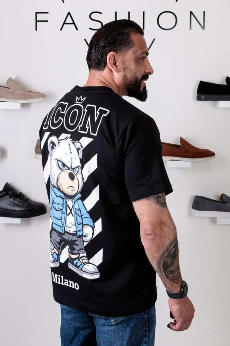Icon Beer Oversized T-shirt Zwart 125