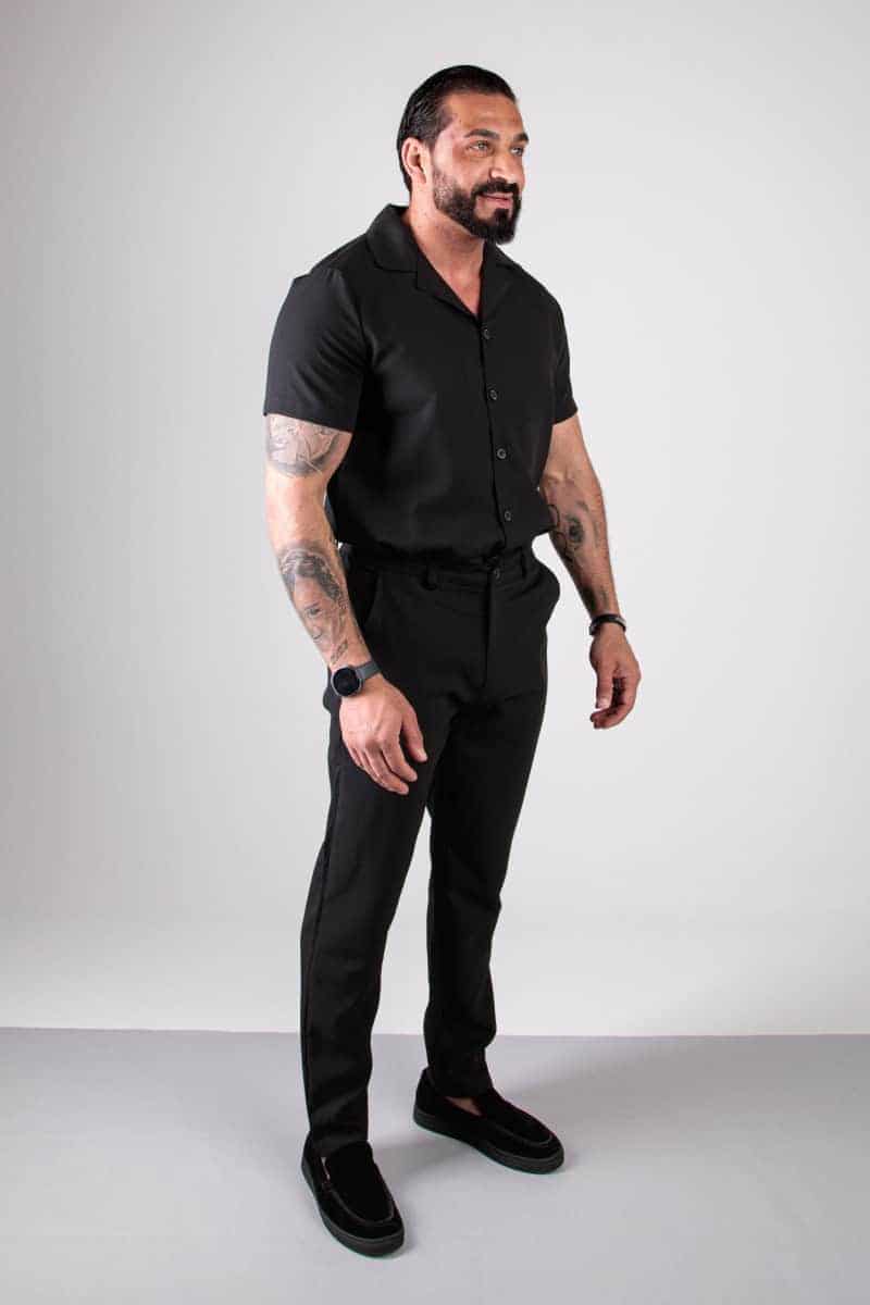 2 Delige set shirt + broek Zwart F16