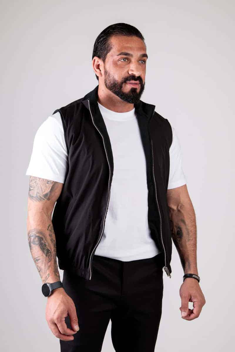 Dubbelzijdig Bodywarmer Zwart 68