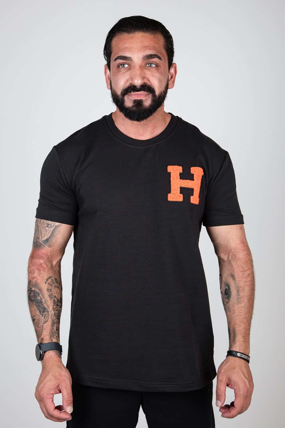 Heritage H t-shirt Zwart 5102