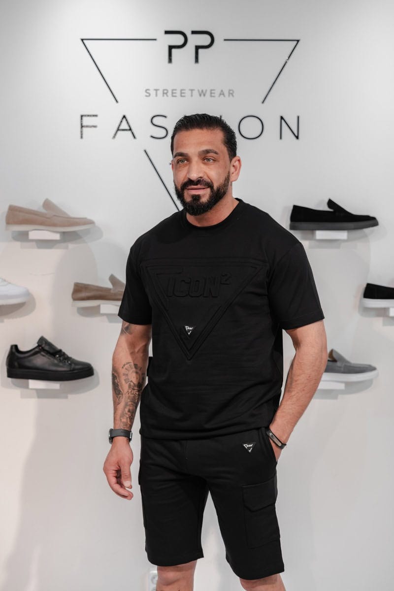 Icon2 Cargo Zomerset T-shirt & Short Zwart 3021