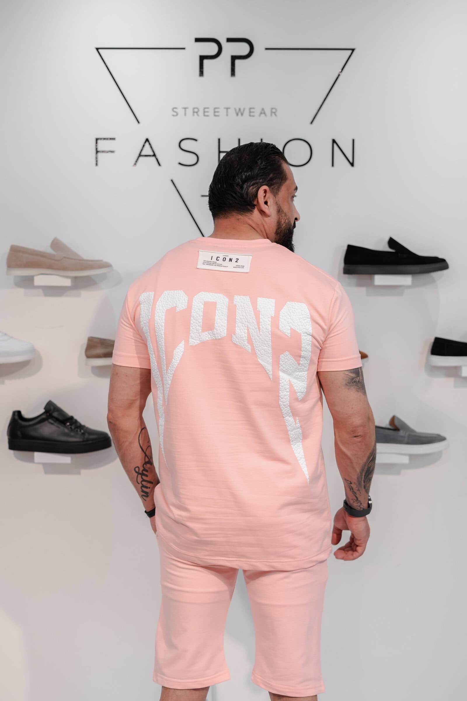 Icon2 Zomerset T-shirt & Short Roze 4021