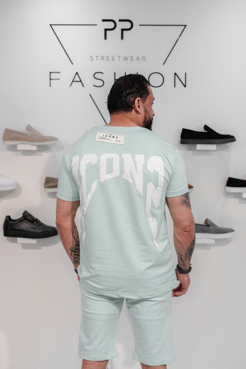 Icon2 Zomerset T-shirt & Short Mint Groen 4021