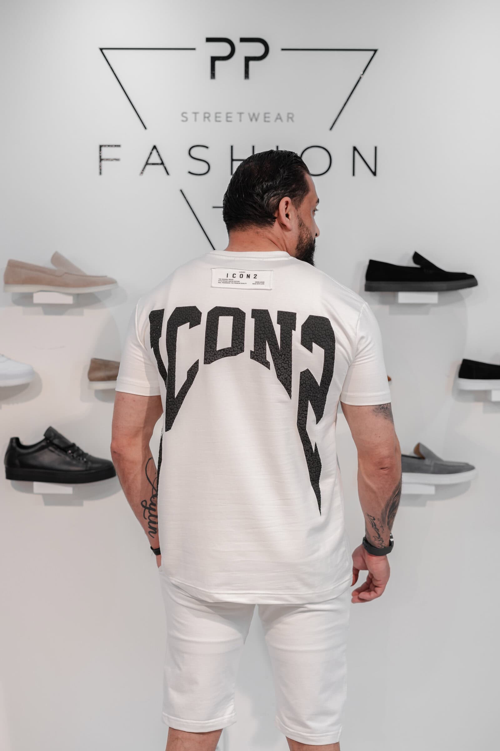Icon2 Zomerset T-shirt & Short Wit 4021