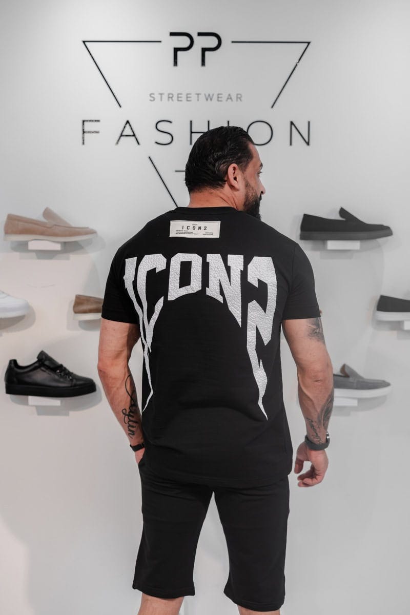 Icon2 Zomerset T-shirt & Short Zwart 4021