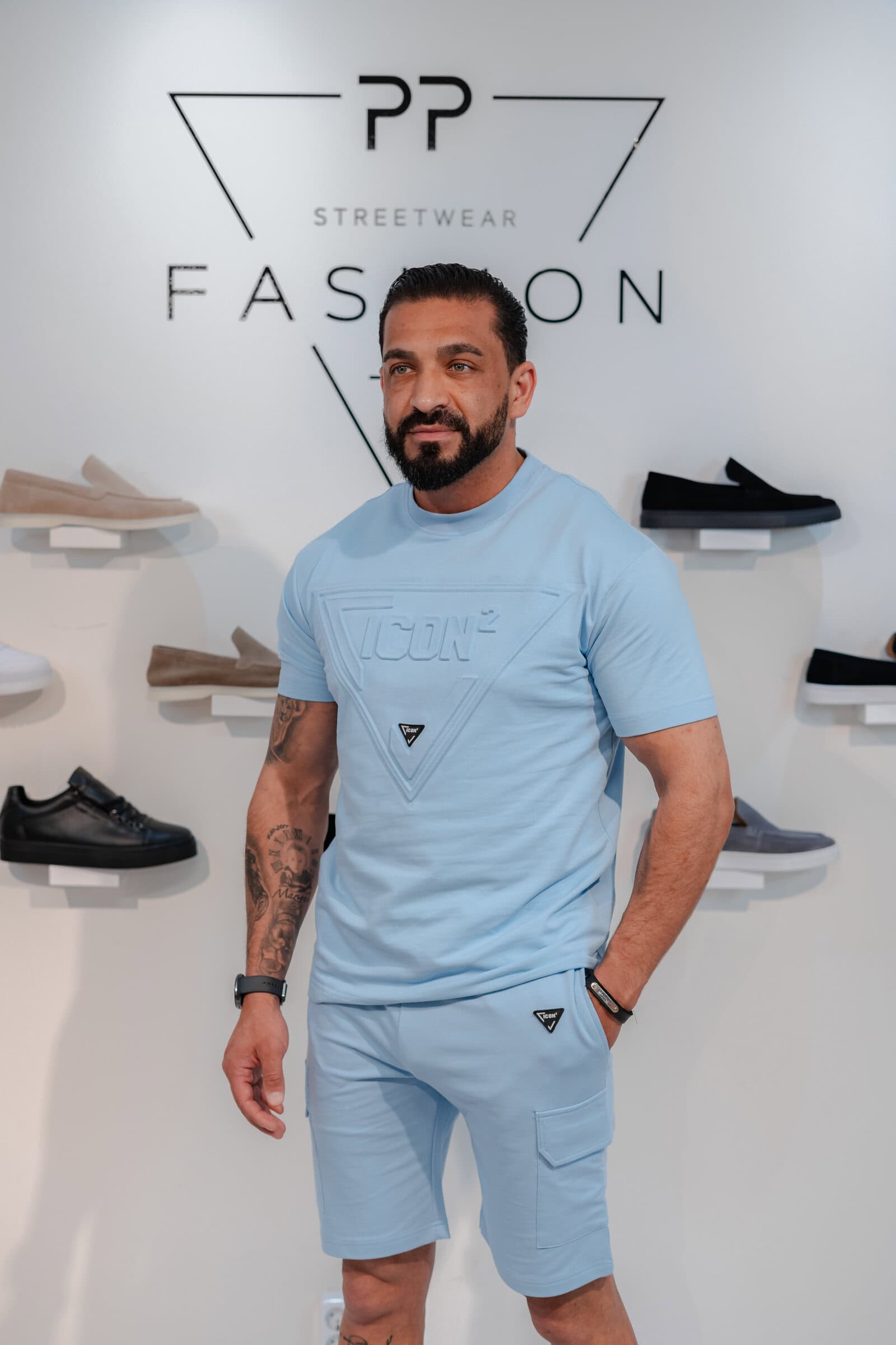 Icon2 Cargo Zomerset T-shirt & Short Baby Blauw 3021