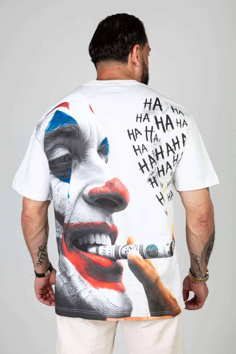 Joker Oversized T-shirt Wit 273