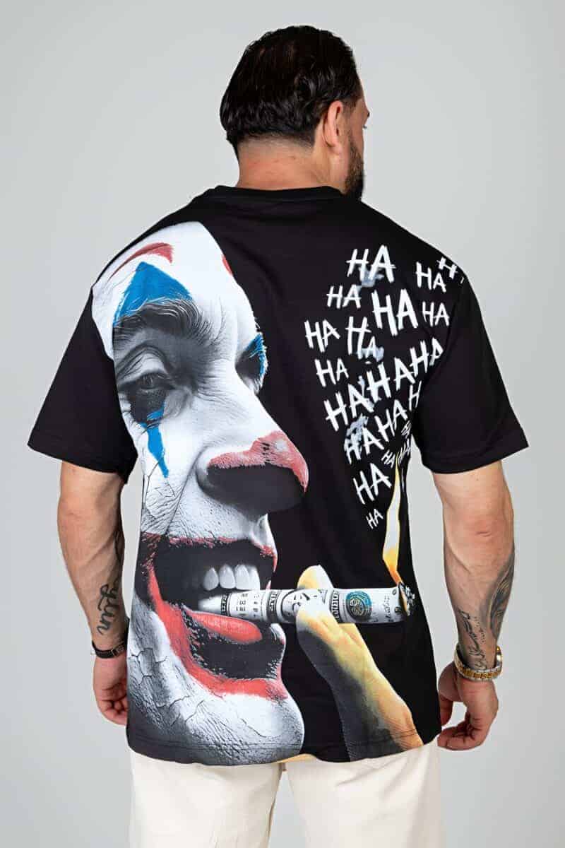 Joker Oversized T-shirt Zwart 273