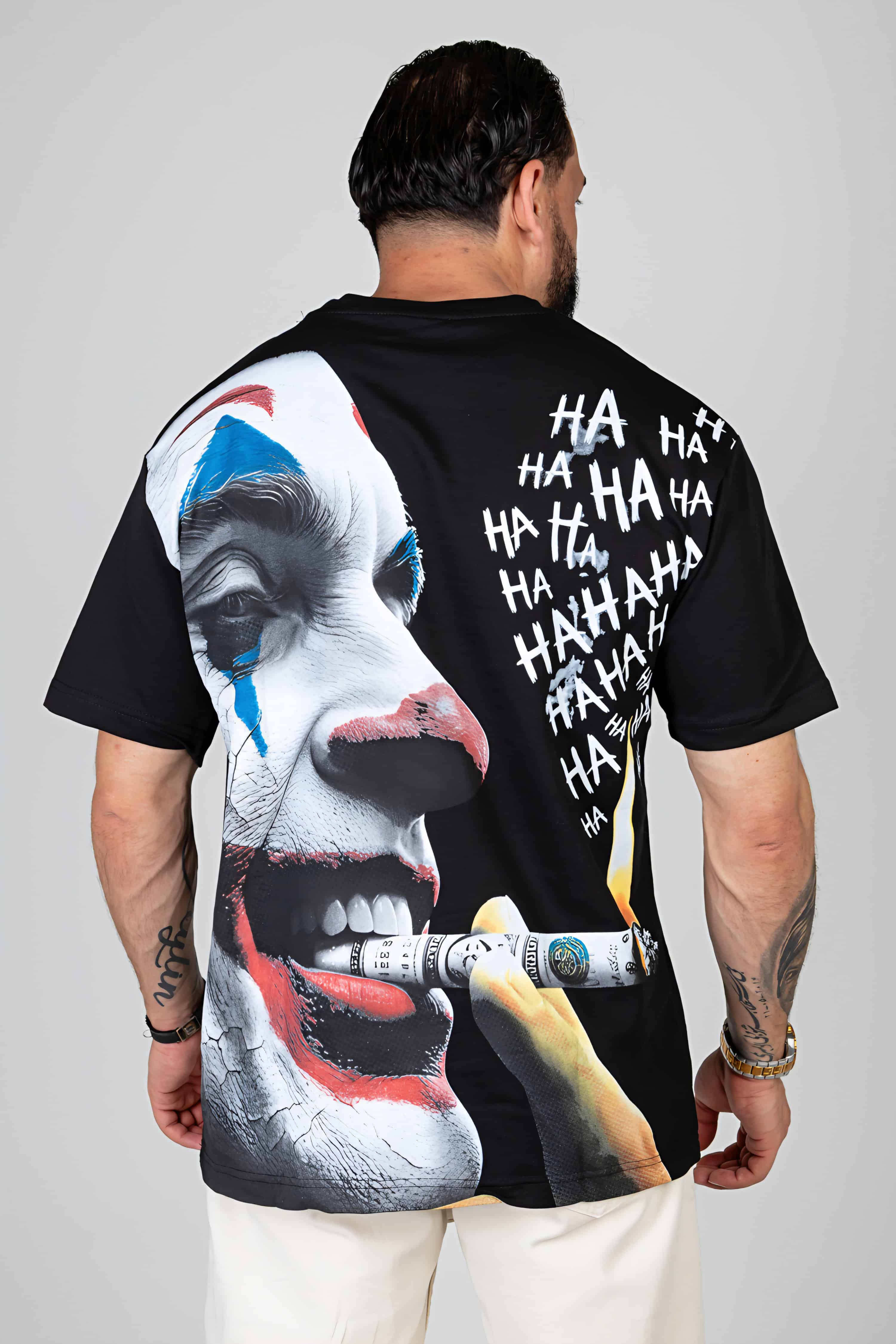 Joker Oversized T-shirt Zwart 273