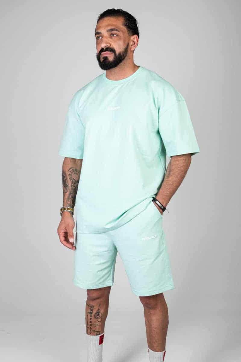 Essentials Basic Oversized Zomerset Mint Groen
