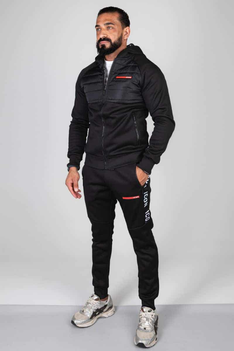 Icon Trainingspak Joggingpak Zwart 7882