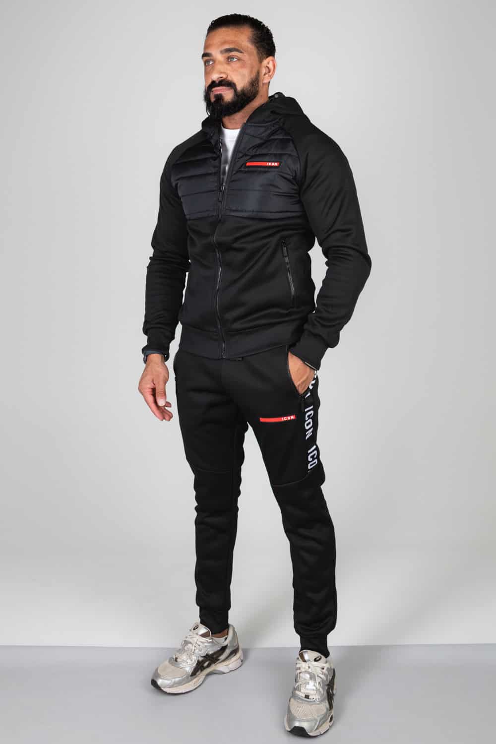 Icon Trainingspak Joggingpak Zwart 7882