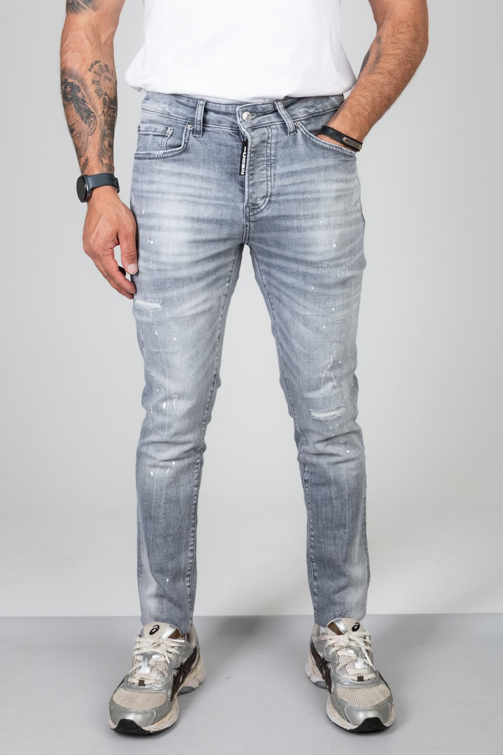 Icon2 Skinny Jeans Stretch grijs 362