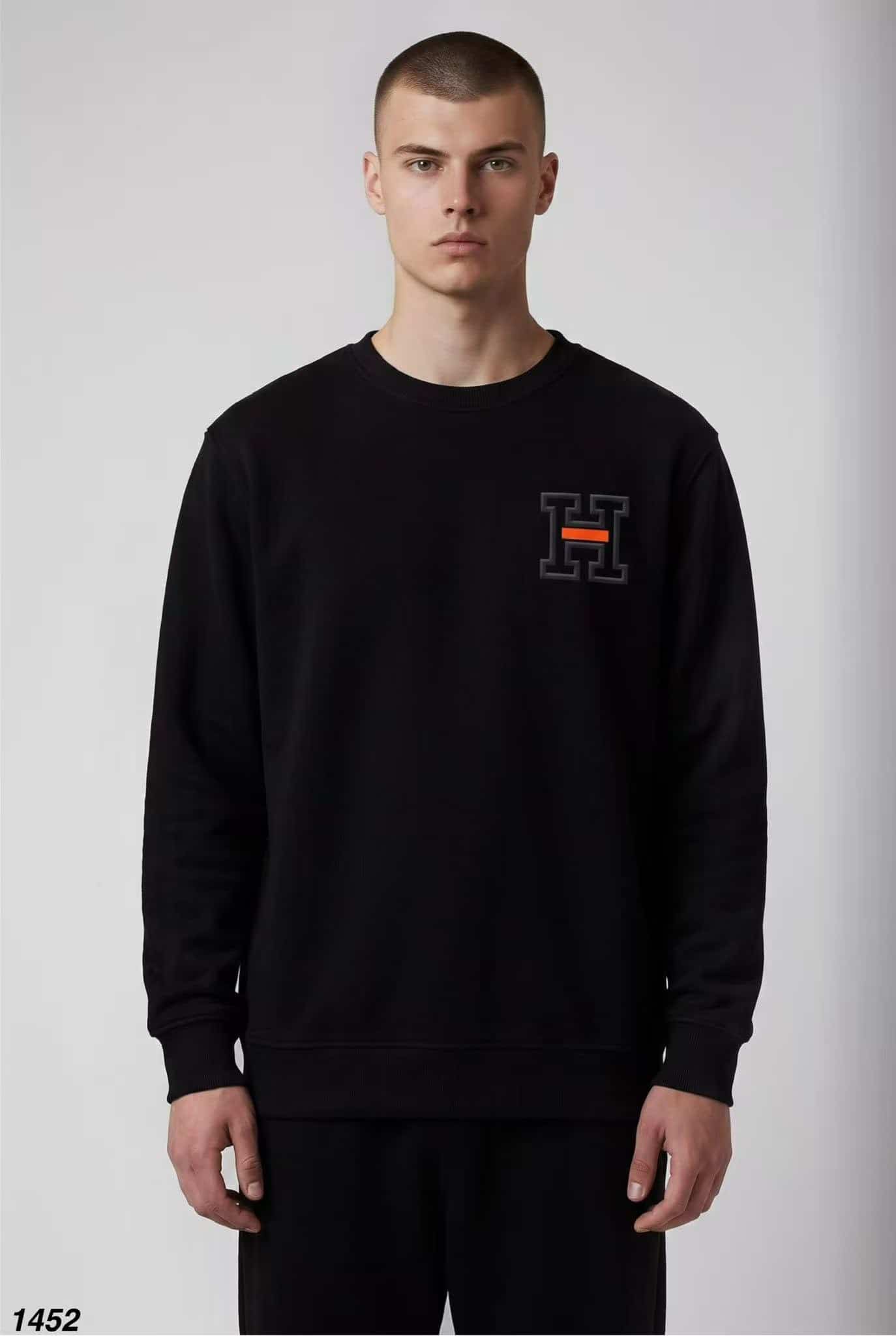 H Signature Sweater Zwart 1452